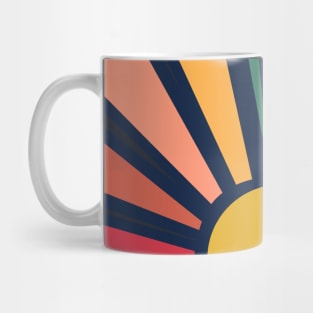Boho vintage rainbow sunshine Mug